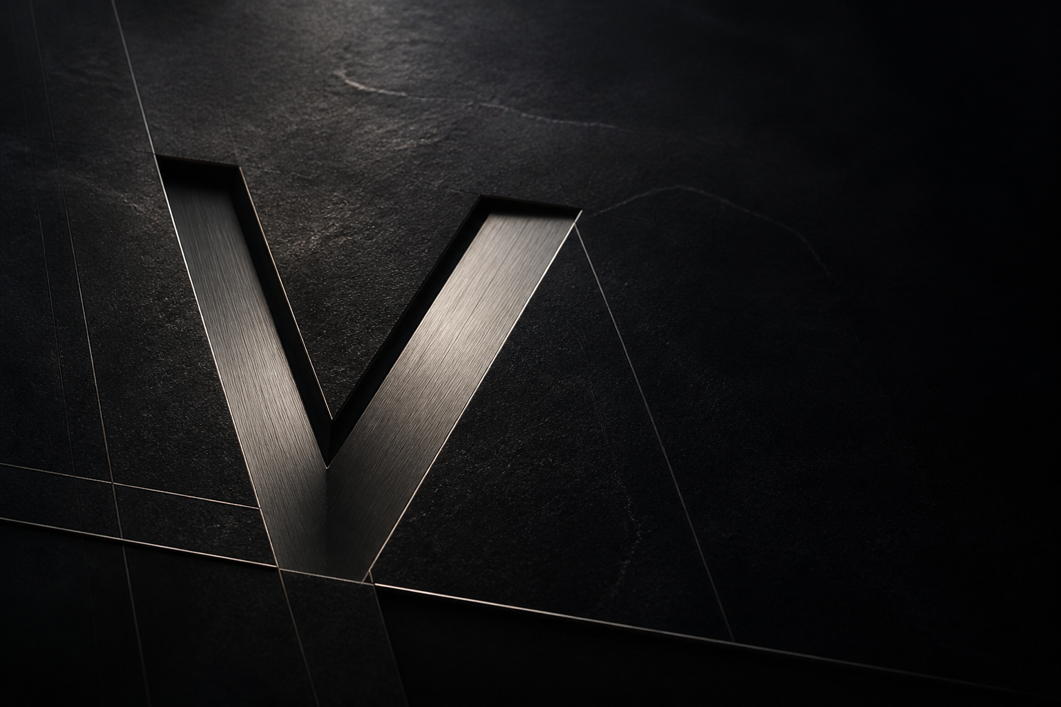 Premium dark abstract investment studio visual